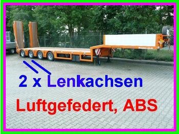 Möslein 4 Achs Satteltieflader - Low loader semi-trailer