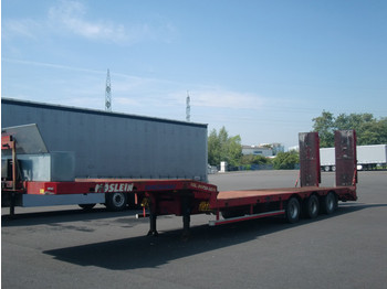Möslein ST 3 Semi Tieflader hydr. Rampen Lenkachse - Low loader semi-trailer