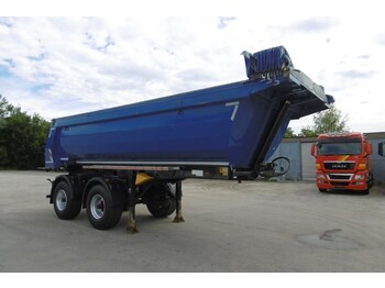 Tipper semi-trailer MEILLER 2-Achs Kippmulde Stahl ca. 23m³: picture 1