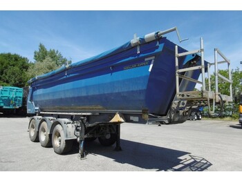 Tipper semi-trailer MEILLER 3-Achs Kipp Stahlrundmulde ca. 27m³ TüV neu: picture 1