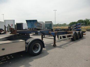 Container transporter/ Swap body semi-trailer M&V Chassis Liftachse: picture 1