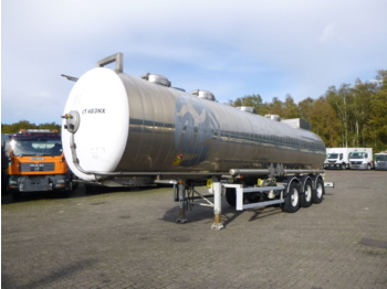 Tank semi-trailer for transportation of chemicals Maisonneuve Chemical tank inox 32.8 m3 / 1 comp ADR valid till 11/04/2022: picture 1