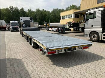 New Low loader semi-trailer Meusburger 3-Achs-Satteltieflader mit abklappbarem Heck: picture 5