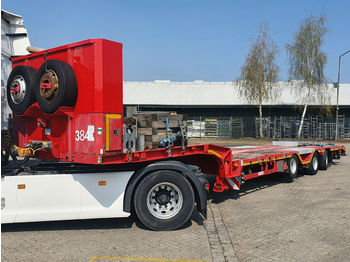 Low loader semi-trailer Meusburger MTS-3 *Radmulden*Lenkachse*Rampen*Extandable: picture 1