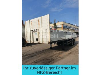 Dropside/ Flatbed semi-trailer Meusburger Pritschen SANH 2-ACHS   KURZ 9 M Mitn.stapler: picture 1