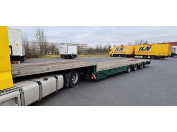 Low loader semi-trailer Meusburger Tieflader mit Radmulden 39.5 t: picture 1