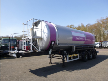 Tank semi-trailer for transportation of food OKM / Feldbinder Powder / food tank alu 37 m3 (tipping): picture 1
