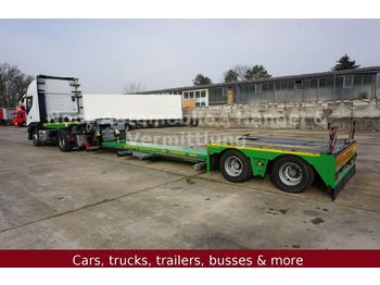 Low loader semi-trailer Recker SA DLS Spezial Tieflader *2x Lenkachse: picture 1