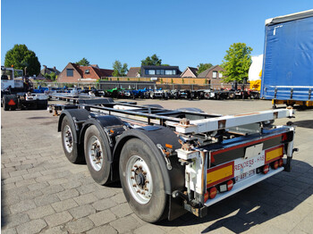 Container transporter/ Swap body semi-trailer Renders HAS FCC - 3 Axle BPW - DiscBrakes - LiftAxle - Sliding Head - All Connections - 2 units! (O1535): picture 3