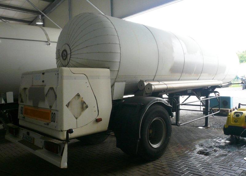 Tank semi-trailer for transportation of gas Robine CO2, Carbon dioxide, gas, uglekislota: picture 3