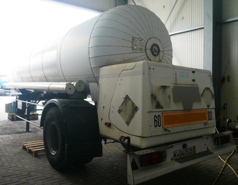 Tank semi-trailer for transportation of gas Robine CO2, Carbon dioxide, gas, uglekislota: picture 4