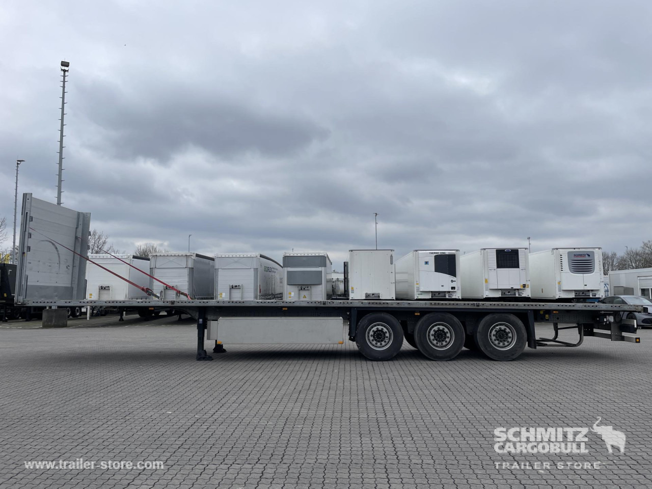 Dropside/ Flatbed semi-trailer SCHMITZ Auflieger Plateau Standard: picture 4