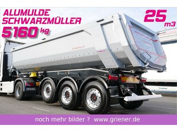 New Tipper semi-trailer Schwarzmüller K serie /ALUMULDE 5160 KG 25m³/ ALU/STAHL: picture 1