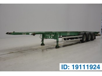 Container transporter/ Swap body semi-trailer TURBO'S HOET Skelet 40-45 ft: picture 1