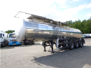 Clayton Food tank inox 23.5 m3 / 1 comp + pump - Tank semi-trailer