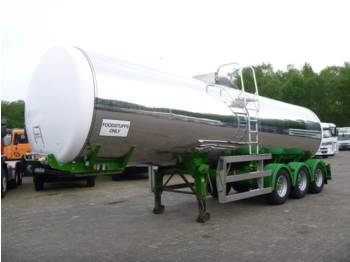 Clayton Food tank inox 30 m3 / 1 comp - Tank semi-trailer