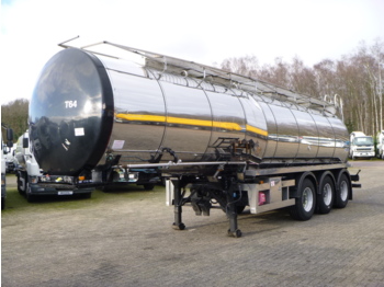 Clayton Heavy oil / bitumen tank inox 30 m3 / 1 comp + pump - Tank semi-trailer