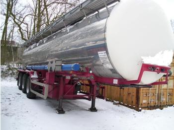 Hendricks Sattelauflieger CHEMIE V4A 25 cbm  - Tank semi-trailer