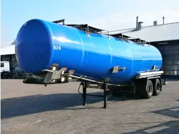 Maisonneuve Chemical tank Inox 31m3 / 3 comp. - Tank semi-trailer