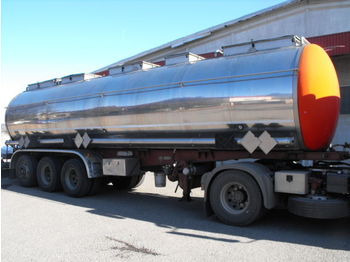  *VIBERTI* CHEMIE INOX 3 x ROOMS/31.540L - Tank semi-trailer