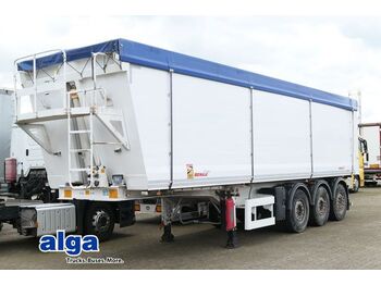 Benalu ALU Mulde 50 m³./Kombietür/SAF/Liftachse  - tipper semi-trailer