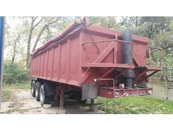 Tipper semi-trailer Knapen Kipper Auflieger metal