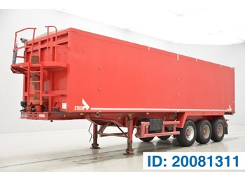 Tipper semi-trailer Stas 50 cub in alu