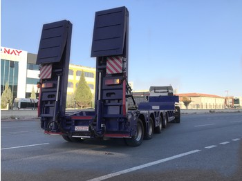 New Low loader semi-trailer VERTRA NEW 4 AXLE LOWBED SEMI TRAILER SELF STEERING 2022: picture 1