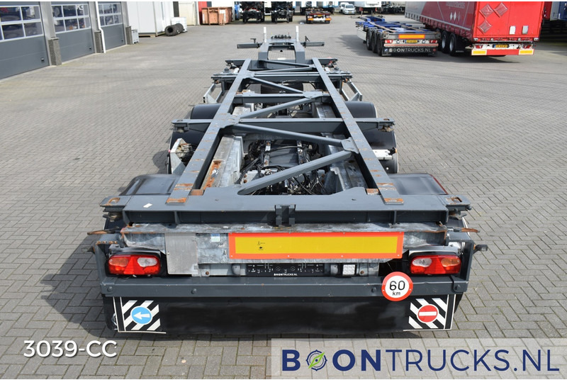 Container transporter/ Swap body semi-trailer Van Hool A3C002 | 2x20-30-40-45ft HC * STEERING AXLE * EXTENDABLE REAR: picture 6