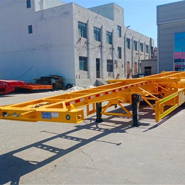 Lease a XCMG Manufacturer 3 Axle Skeleton Container Semi Trailer XCMG Manufacturer 3 Axle Skeleton Container Semi Trailer: picture 4