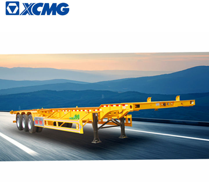 Lease a XCMG Manufacturer 3 Axle Skeleton Container Semi Trailer XCMG Manufacturer 3 Axle Skeleton Container Semi Trailer: picture 1