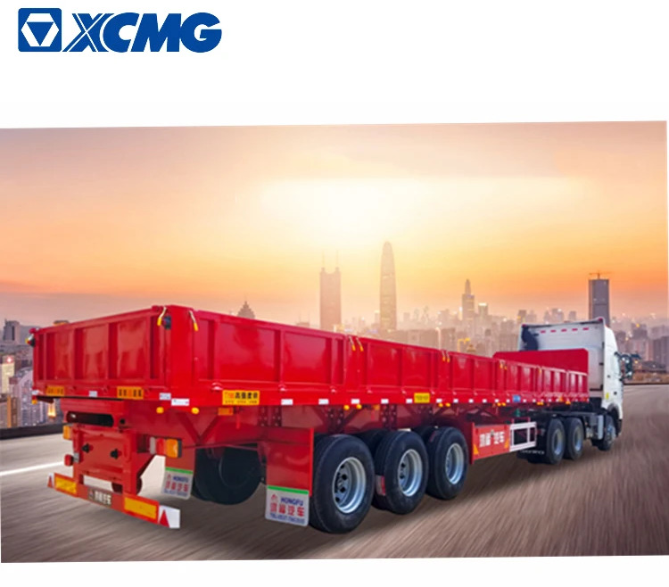 Low loader semi-trailer XCMG Official Semi Truck Trailer Detachable Gooseneck Hydraulic Low Bed Trailer Price: picture 9