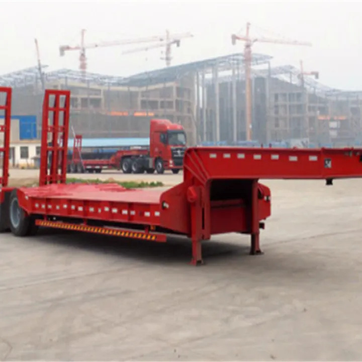 Low loader semi-trailer XCMG Official Semi Truck Trailer Detachable Gooseneck Hydraulic Low Bed Trailer Price: picture 5