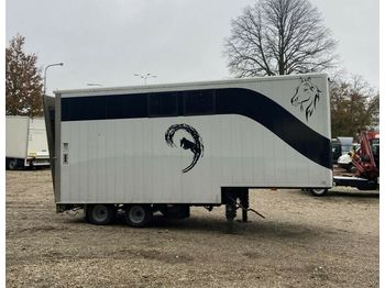 Livestock semi-trailer minisattel trailer für Pferdetransport: picture 1