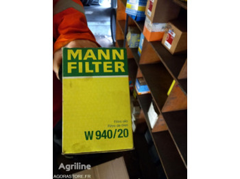  MANN-FILTER lot de 5 filtres W940-20 - Air filter