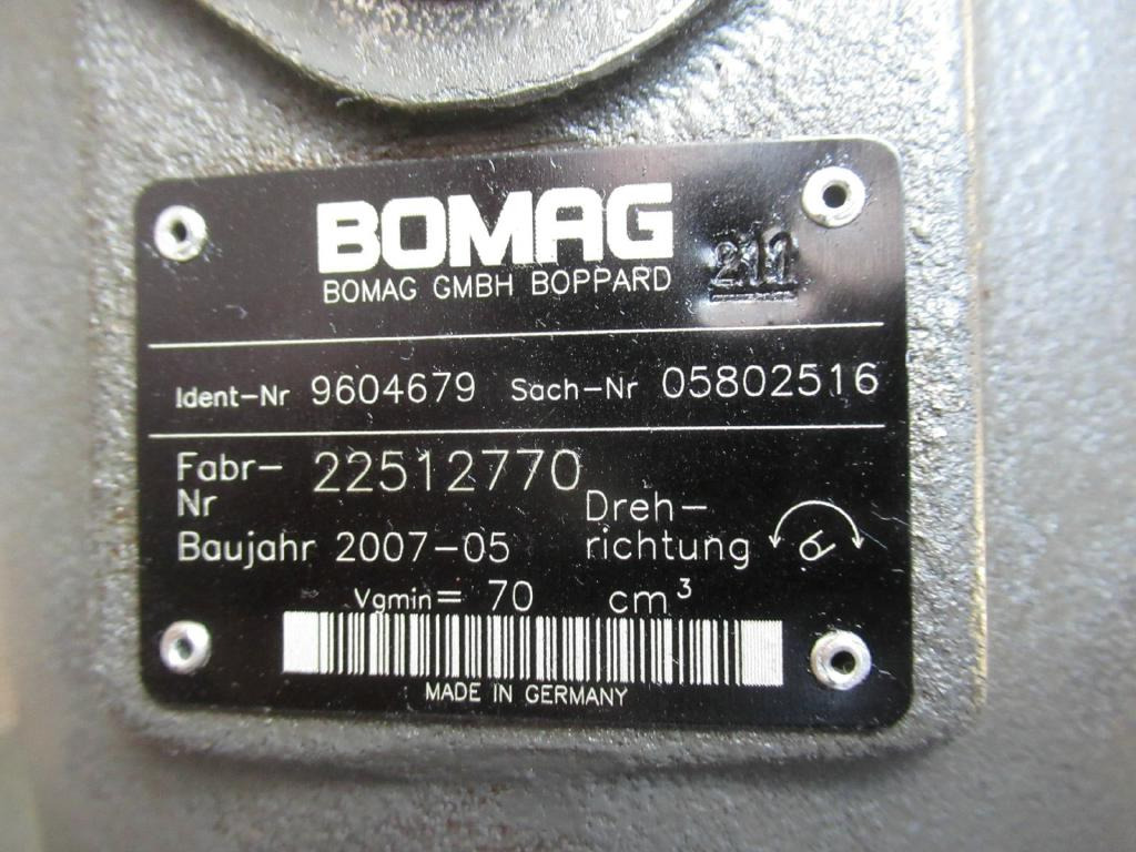 Hydraulic motor for Construction machinery Bomag 05802516 -: picture 7
