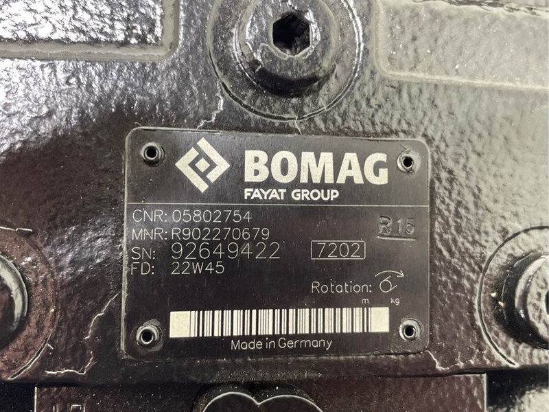 New Hydraulics for Construction machinery Bomag 05802754-Rexroth R902270679-Drive pump/Fahrpumpe: picture 8