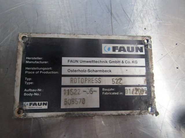Hydraulic pump for Municipal/ Special vehicle FAUN ROTOPRESS HYDRAULIC PUMP P/NO 5243886/601461: picture 2