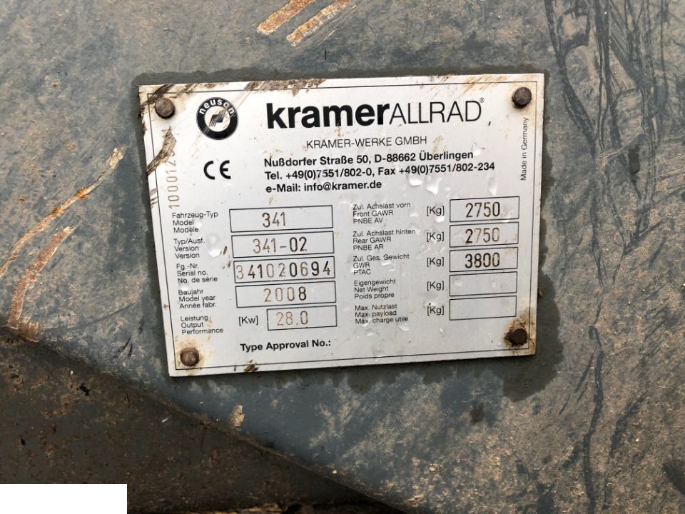 Fuel pump for Agricultural machinery Kramer Allrad 280 341-02 Radlader - Części - Pompa Paliwa D-89275: picture 2
