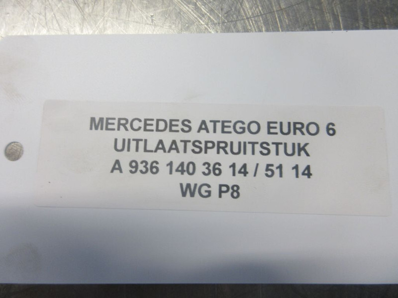 Exhaust manifold for Truck Mercedes-Benz A 936 140 36 14 / 51 14 UITLAATSPRUITSTUK OM936LA EURO 6: picture 4