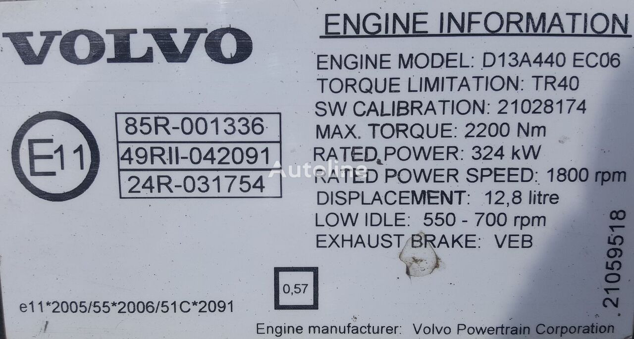 Engine for Truck Volvo FH13 440 E5   Volvo FH: picture 5