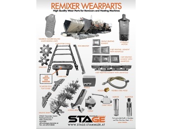 New Body and exterior for Asphalt machine WIRTGEN Remixer RX4500 / HM4500: picture 1