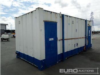 Construction container 21' x 9' Containerised Double Toilet: picture 1