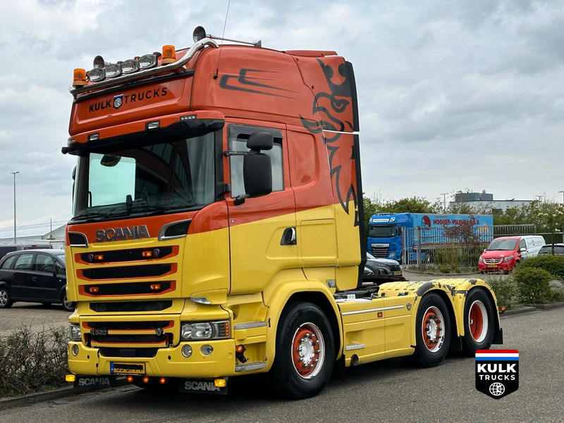 Tractor unit Scania R 520 6X2/4 / RETARDER / KING HYDRAILICS / SHOW TRUCK / CONCOURSTAAT: picture 4