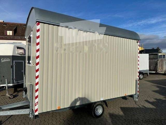 New Car trailer Bauwagen 1350 kg, 3500 x 2200 x 230 cm, 80 km/h Schnelläufer: picture 6