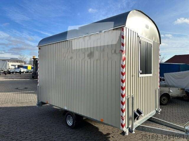 New Car trailer Bauwagen 1350 kg, 3500 x 2200 x 230 cm, 80 km/h Schnelläufer: picture 5
