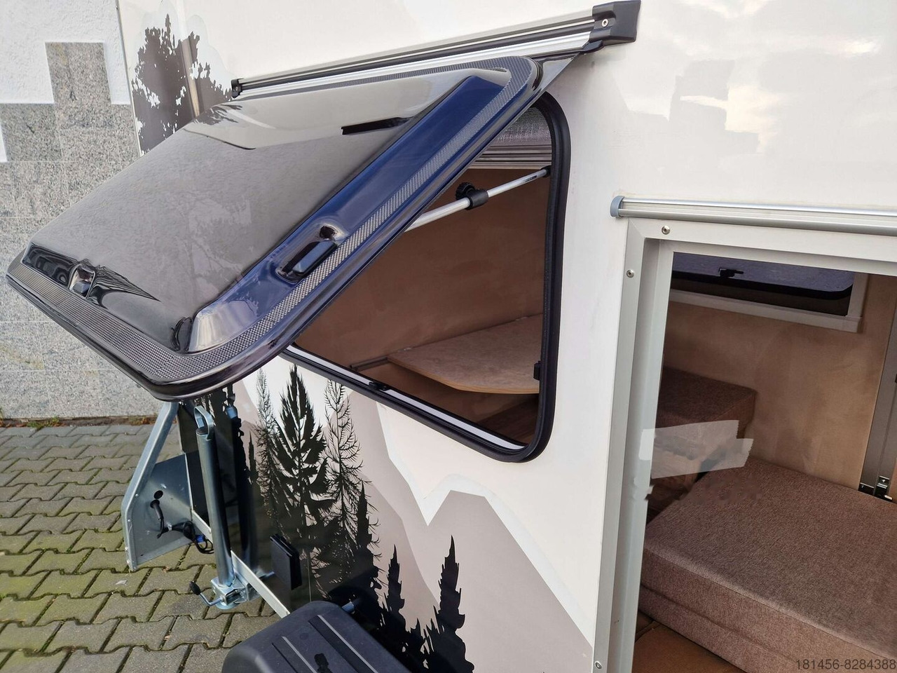 New Car trailer Blyss Niki Life aerodynamischer Schlafanhänger mit Kueche Strom Gas Aussteller 100kmh Fahrwerk: picture 6
