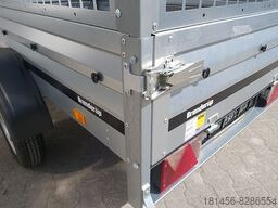 New Car trailer Brenderup 1205 mit Greenkeeper Aufsatz 750kg ankippbar Neu und verfügbar: picture 12