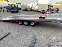 New Autotransporter trailer Brian James Trailers T6 Transporter, 230 6553, 5500 x 2220 mm, 3,5 to. kippbar mit Auffahrrampe: picture 12