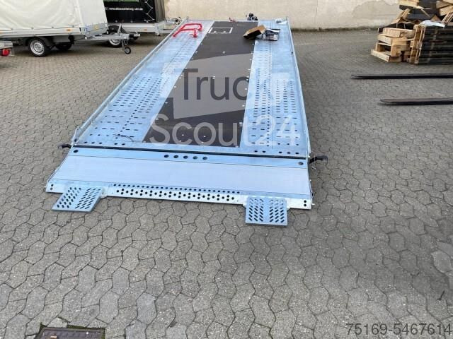 New Autotransporter trailer Brian James Trailers T6 Transporter, 230 6553, 5500 x 2220 mm, 3,5 to. kippbar mit Auffahrrampe: picture 7